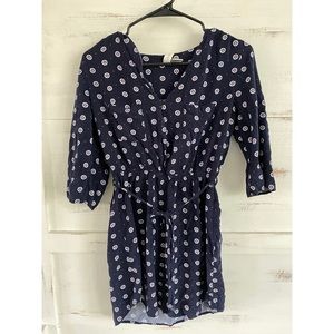 Navy Blue Mini Dress